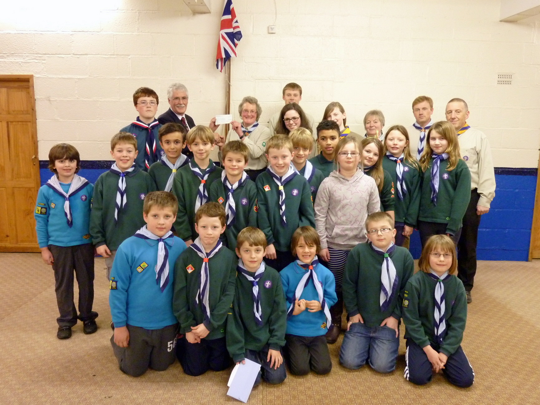 Cubs group photo.