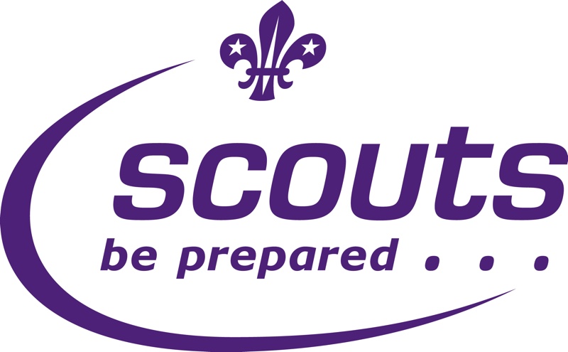 Scouts logo. Reads: Scouts, be prepared...